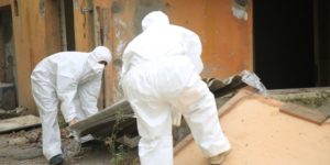 Professional asbestos removal.